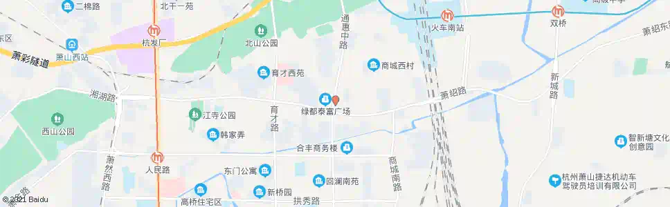 杭州通惠路萧绍路口_公交站地图_杭州公交_妙搜公交查询2025