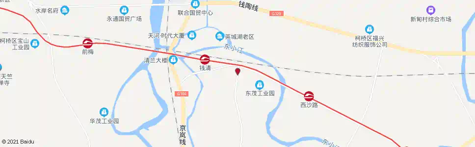 杭州群贤路口_公交站地图_杭州公交_妙搜公交查询2025