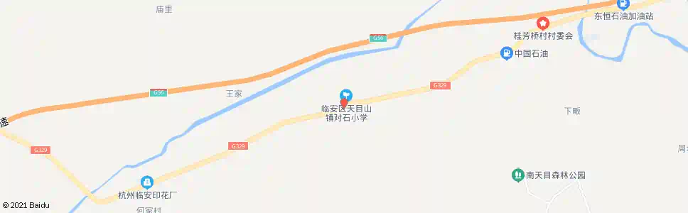 杭州对石小学_公交站地图_杭州公交_妙搜公交查询2025