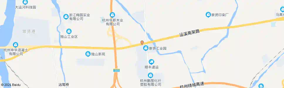 杭州运河路塘康路口_公交站地图_杭州公交_妙搜公交查询2025