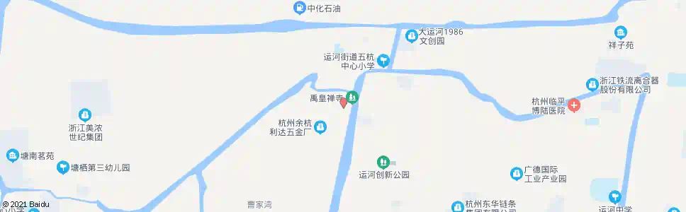 杭州尤家埭_公交站地图_杭州公交_妙搜公交查询2025
