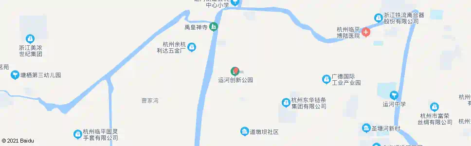 杭州临杭线运溪路口_公交站地图_杭州公交_妙搜公交查询2025