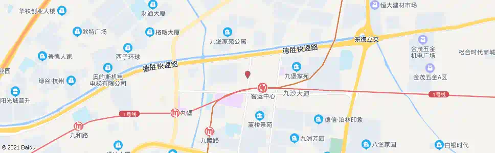杭州桑植路通盛路口_公交站地图_杭州公交_妙搜公交查询2025