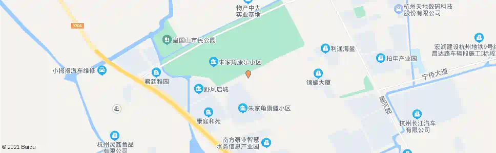 杭州景丽华庭_公交站地图_杭州公交_妙搜公交查询2025