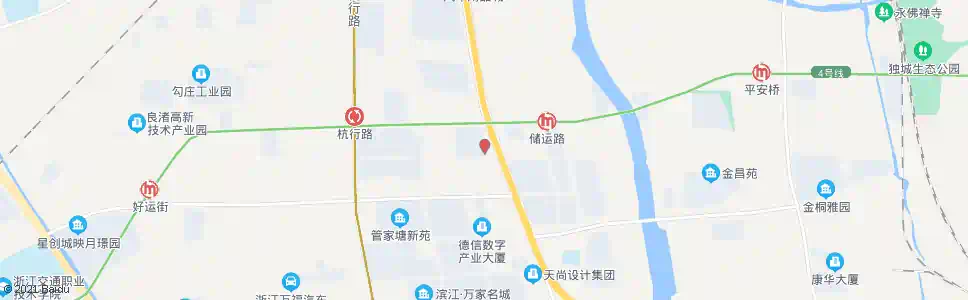 杭州徐昌坝(通益路)_公交站地图_杭州公交_妙搜公交查询2025
