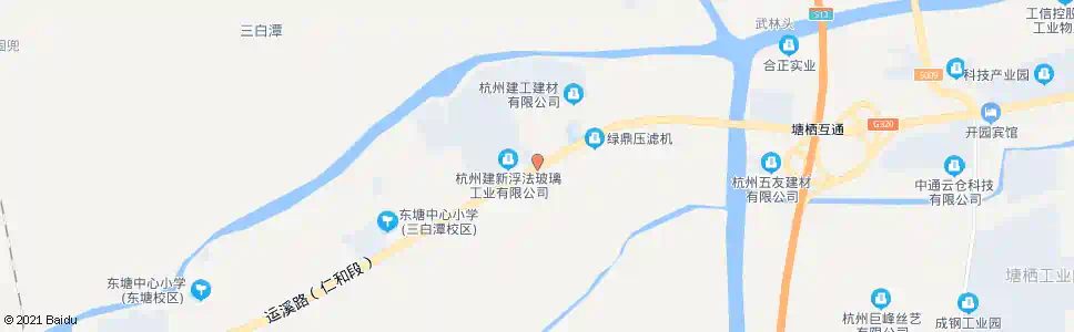 杭州东塘路口_公交站地图_杭州公交_妙搜公交查询2025