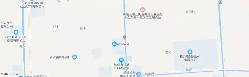 杭州东庄桥头_公交站地图_杭州公交_妙搜公交查询2025