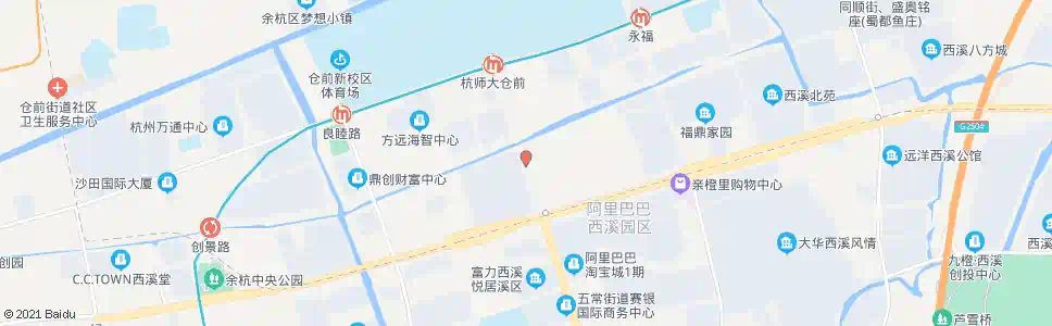 杭州高教路文一西路口_公交站地图_杭州公交_妙搜公交查询2025