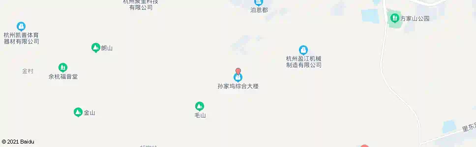 杭州孙家坞社区_公交站地图_杭州公交_妙搜公交查询2025