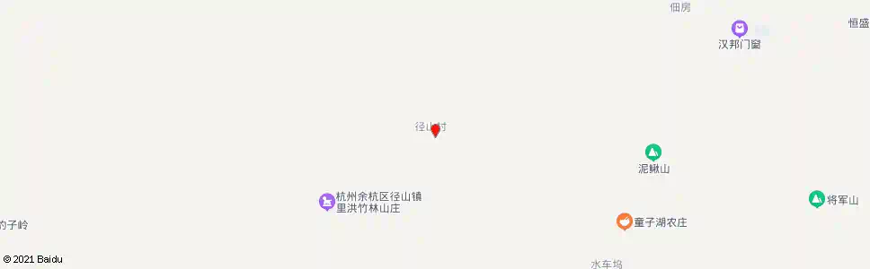 杭州径山村_公交站地图_杭州公交_妙搜公交查询2025