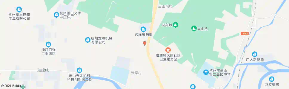 杭州后山坞叉口_公交站地图_杭州公交_妙搜公交查询2025