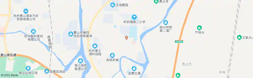 杭州所前初中_公交站地图_杭州公交_妙搜公交查询2025