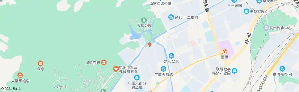 杭州天都公园_公交站地图_杭州公交_妙搜公交查询2025