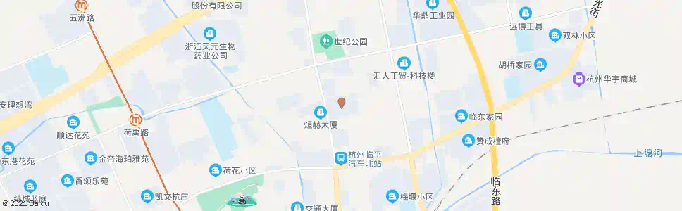 杭州红枫苑_公交站地图_杭州公交_妙搜公交查询2025