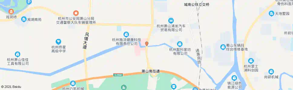 杭州萧山区特殊康复中心_公交站地图_杭州公交_妙搜公交查询2025