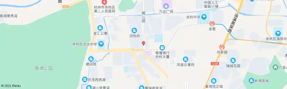 杭州狮山路凤新路口_公交站地图_杭州公交_妙搜公交查询2025