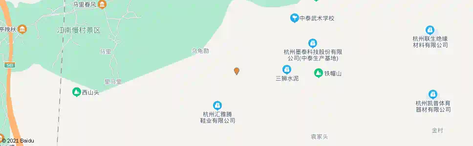 杭州东溪桥_公交站地图_杭州公交_妙搜公交查询2025