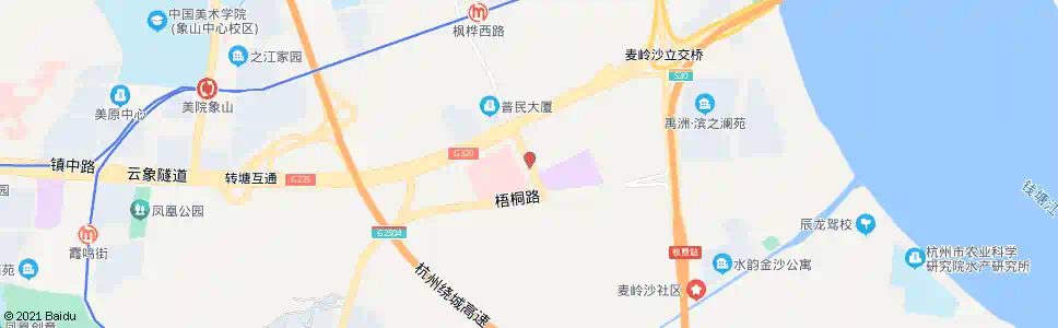 杭州梧桐弄_公交站地图_杭州公交_妙搜公交查询2025