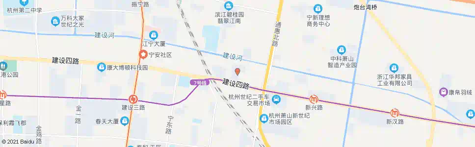 杭州万向生活区_公交站地图_杭州公交_妙搜公交查询2025