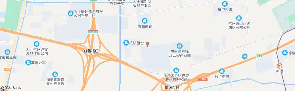 杭州杭州重汽集团_公交站地图_杭州公交_妙搜公交查询2025