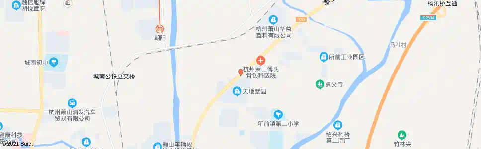 杭州张亮桥所前口_公交站地图_杭州公交_妙搜公交查询2025