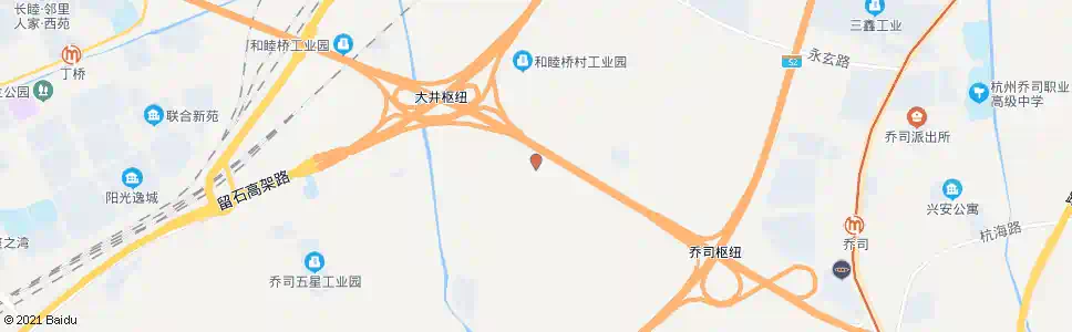 杭州张家角_公交站地图_杭州公交_妙搜公交查询2025