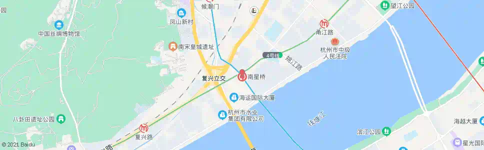 杭州南星桥_公交站地图_杭州公交_妙搜公交查询2025