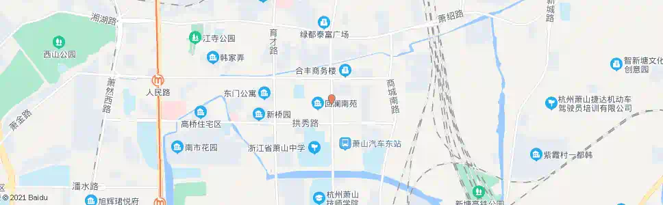 杭州通惠路拱秀路口_公交站地图_杭州公交_妙搜公交查询2025