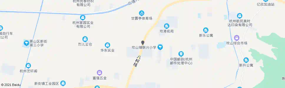 杭州甘露村桥头_公交站地图_杭州公交_妙搜公交查询2025