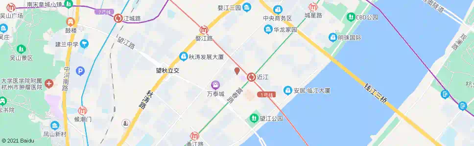 杭州雷霆路_公交站地图_杭州公交_妙搜公交查询2025