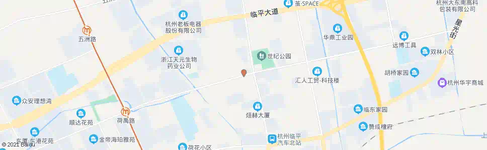 杭州北沙西路东湖路口_公交站地图_杭州公交_妙搜公交查询2025