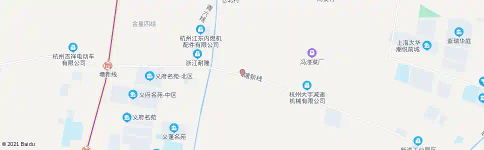 杭州灯塔村_公交站地图_杭州公交_妙搜公交查询2025