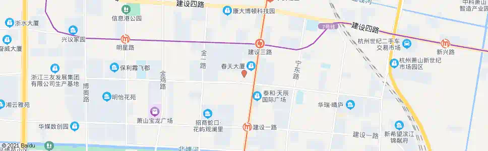 杭州万向园区(西)_公交站地图_杭州公交_妙搜公交查询2025
