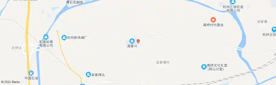 杭州龚家_公交站地图_杭州公交_妙搜公交查询2025