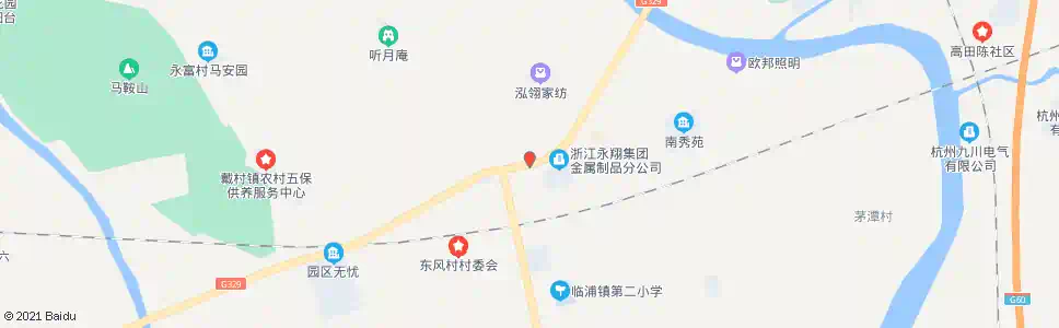 杭州浦南路口_公交站地图_杭州公交_妙搜公交查询2025