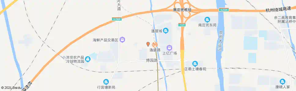 杭州逸盛路打石漾路口_公交站地图_杭州公交_妙搜公交查询2025