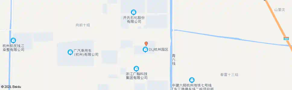 杭州江东五路青东一路口_公交站地图_杭州公交_妙搜公交查询2025