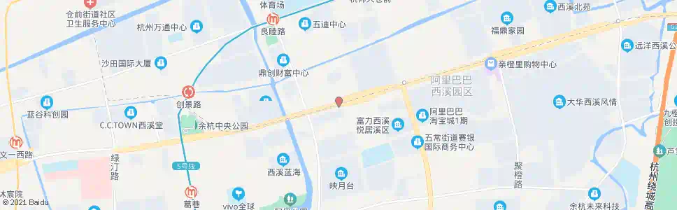 杭州省委党校仓前校区_公交站地图_杭州公交_妙搜公交查询2025