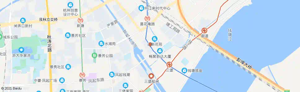杭州运新花苑_公交站地图_杭州公交_妙搜公交查询2025