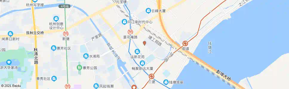 杭州运新花苑三区_公交站地图_杭州公交_妙搜公交查询2025
