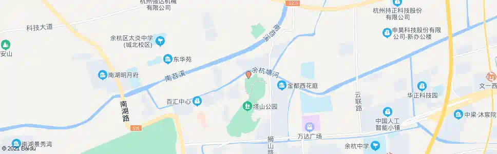 杭州太平庵_公交站地图_杭州公交_妙搜公交查询2025