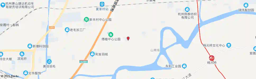杭州傅楼村东_公交站地图_杭州公交_妙搜公交查询2025