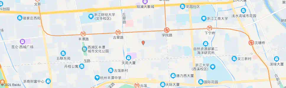 杭州万塘路华星路口_公交站地图_杭州公交_妙搜公交查询2025