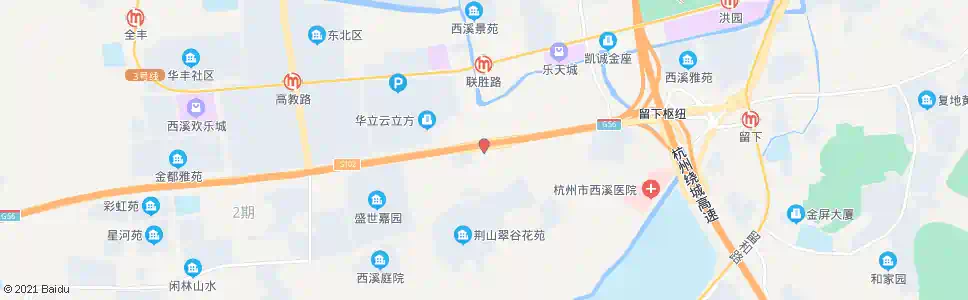 杭州荆山岭(荆余线)_公交站地图_杭州公交_妙搜公交查询2025