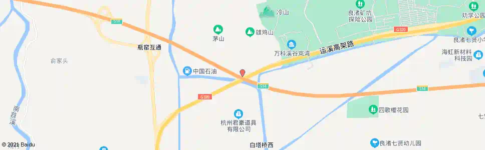杭州茅山头_公交站地图_杭州公交_妙搜公交查询2025