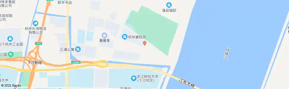 杭州江涛路水云街口_公交站地图_杭州公交_妙搜公交查询2025