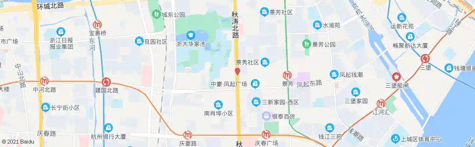 杭州景芳亭_公交站地图_杭州公交_妙搜公交查询2025