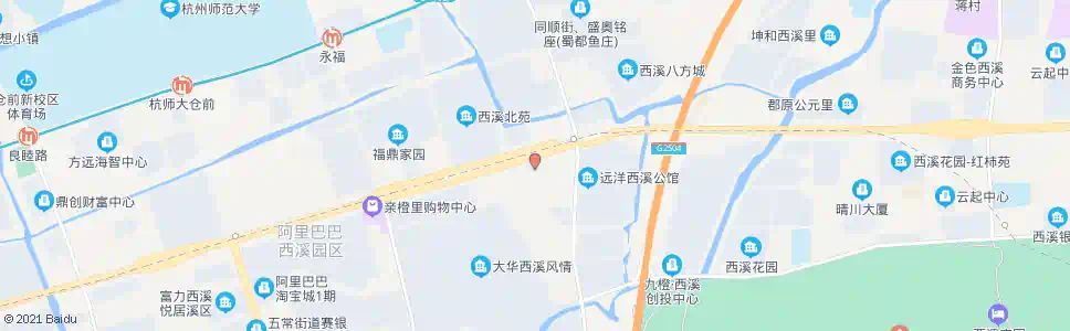杭州文一村七组_公交站地图_杭州公交_妙搜公交查询2025