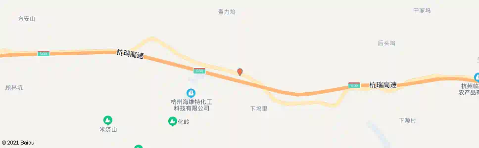 杭州化龙工业小区_公交站地图_杭州公交_妙搜公交查询2025