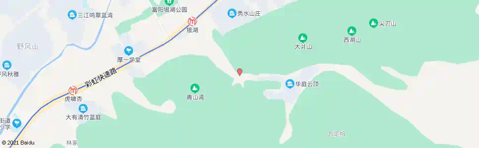 杭州华庭云顶_公交站地图_杭州公交_妙搜公交查询2025